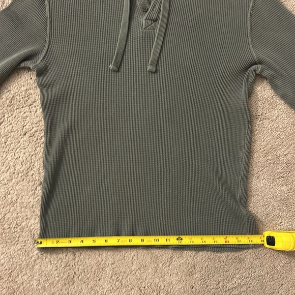 Arizona Jean Co. Gray Hooded Shirt | Heavyweight Cotton | Size Medium - Picture 11 of 12